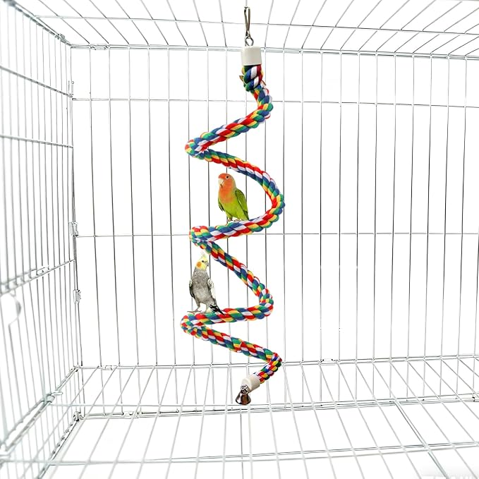 Bird Rope Perch & Birds Swing Set - Image 2