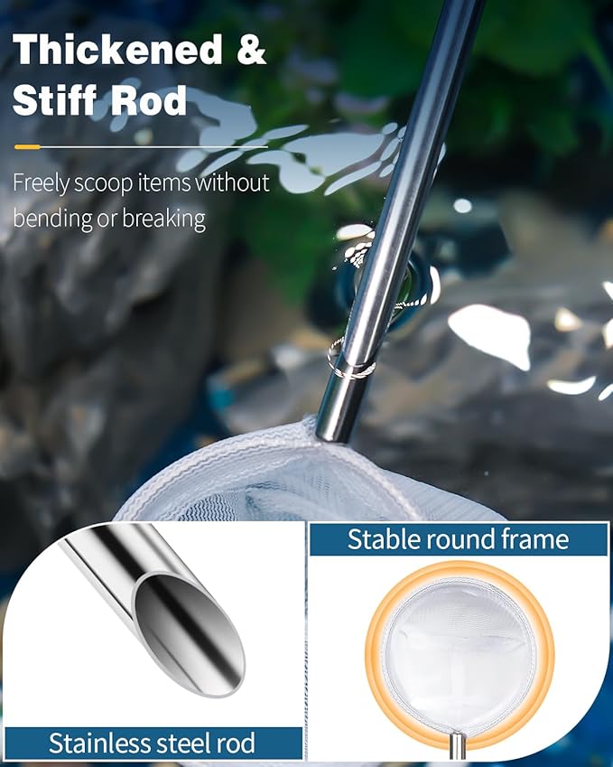 Pawfly Aquarium Shrimp Net, 2 Inch Tiny Fish Tank Net - Image 6