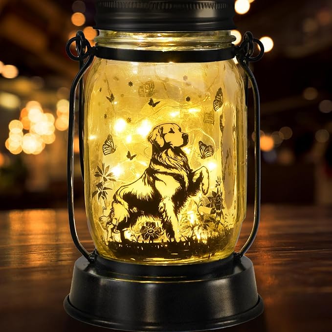 Golden Retriever Gifts for Women/Men Golden Retriever Solar Lanterns Dog Mom by kyoryuger