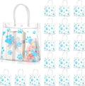 Teling 20 Packs Dog Paw Clear PVC Gift Bags by Teling