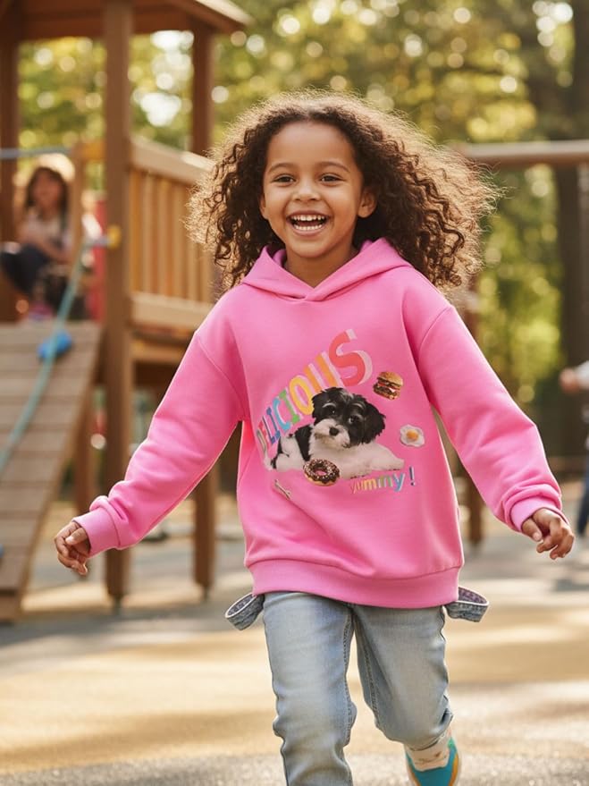 WELAKEN Sweatshirts for Girls Toddler & Kids II Little Girl's Pullover Tops - Image 3