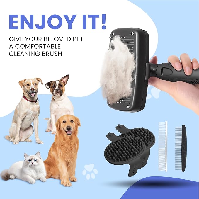 Self Cleaning Shedding Brush - Image 4