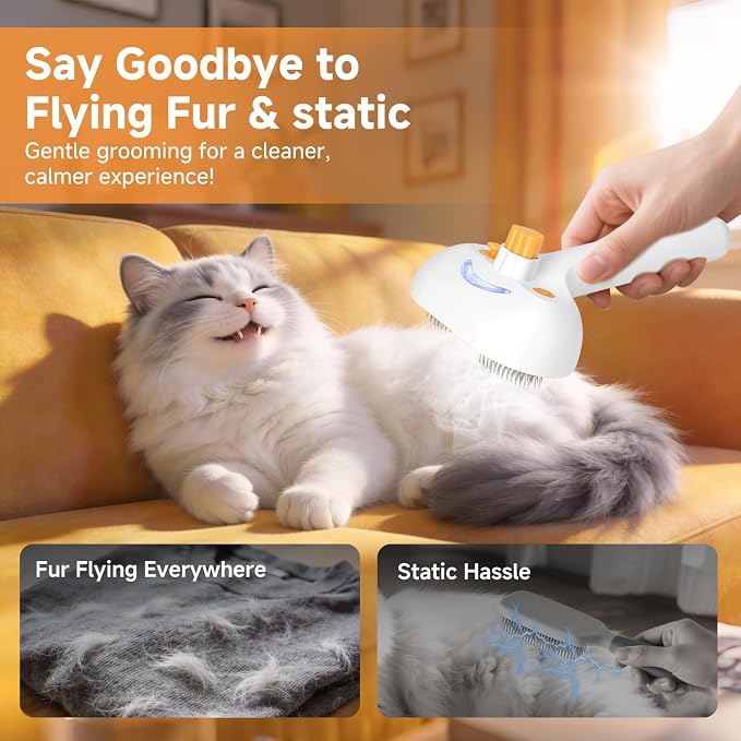 Pet Steam Brush Spray Refill for Dogs & Cats – Concentrated Waterless Shampoo - Image 6