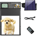 Dog Door, Solar & USB Rechargeable Pet Door, Timer & Light Sensor Modes Doggy by DGRTDZ