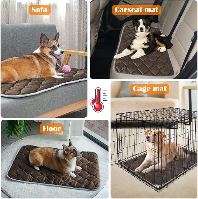 ULIGOTA Self-Warming Cat Bed and Dog Crate Pad - Image 6