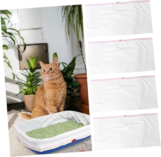 10Pcs Cat Litter Cleaning Bags Self Contained Litter Pan Pouches - Image 5