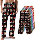 Custom Pajama Pants with Face customized PJ Pants Christmas Valentine gifts by Unknown