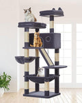 Taoqimiao Cat Tree 57.5-Inch, Cat Tower by Taoqimiao