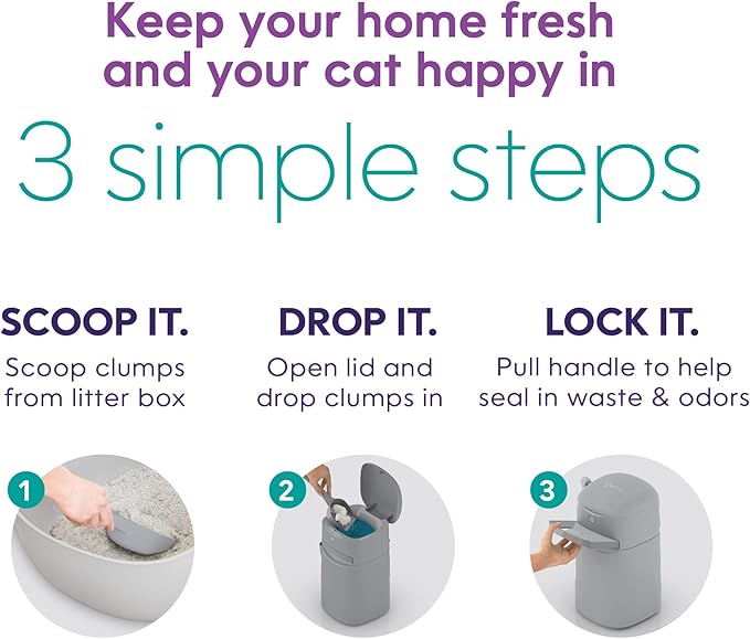 Bundle of Litter Genie Easy Roll Pail | Cat Litter Box Waste Disposal System - Image 6