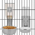 Yummy Sam Hanging Cage Automatic Small Pet Food Bowl Water Bottle Dispenser by YummySam