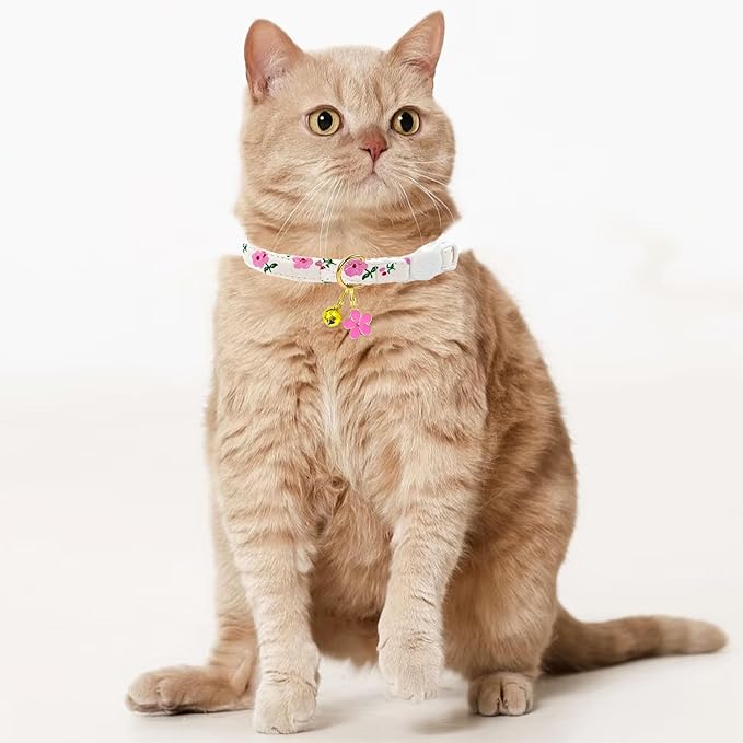 2 Pack Cotton Breakaway Cat Collars Set - Image 7