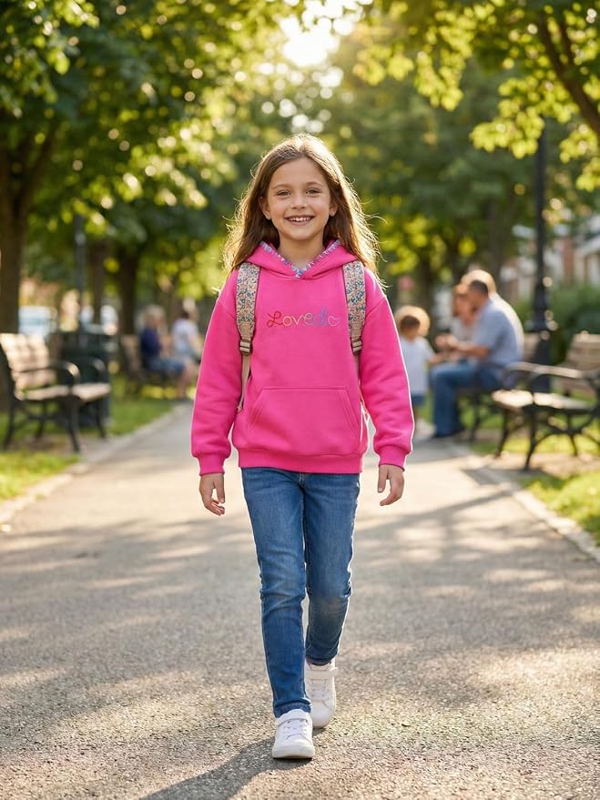 WELAKEN Sweatshirts for Girls Toddler & Kids II Little Girl's Pullover Tops - Image 3