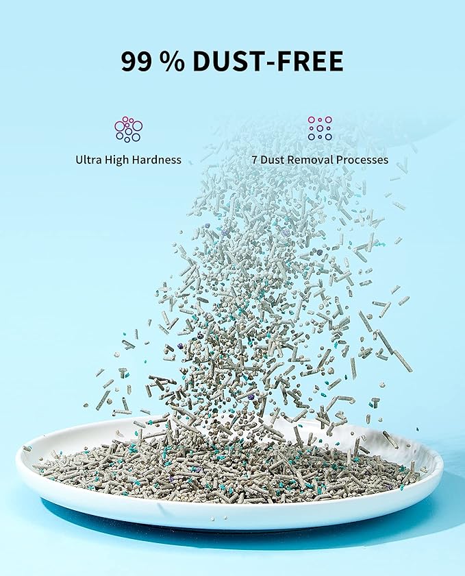 PETKIT Mixed Cat Litter Fast Clumping, Ultra Absorbent, 100% Natural - Image 4
