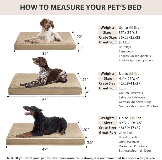 WNPETHOME Orthopedic XXL Dog Beds Large Sized Dog, Waterproof Extra Large Dogs - Image 5
