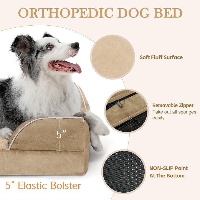 Comfort Expression Waterproof Orthopedic Foam Dog Beds - Image 6