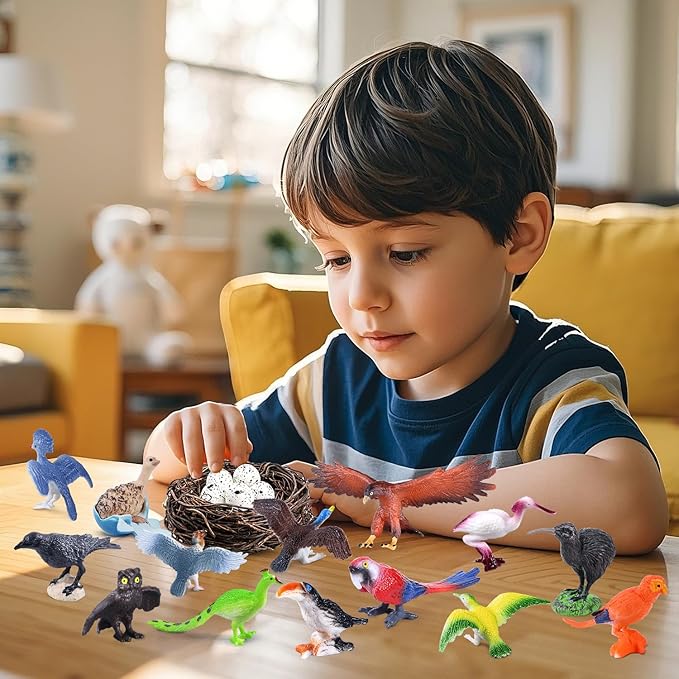 SIENON 23Pcs Birds Toys Playset - Image 7