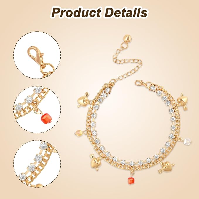 HOWWFALY Dog Collar and Cat Chain Necklace Stainless Steel Adjustable 18K Gold - Image 3