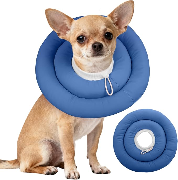 IDOMIK Dog Recovery Collar, Waterproof Soft Dog Cone After Surgery, Comfy by IDOMIK