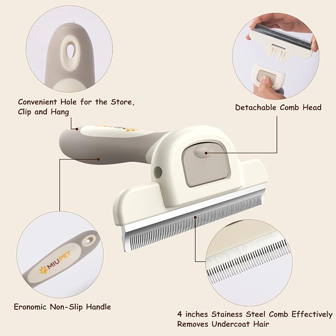 Dog Deshedding Brush - Image 5