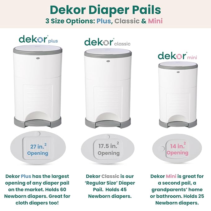 Diaper Dekor EKO MINI Diaper Pail, ONLY Eco-Friendly Diaper Pail Made - Image 5