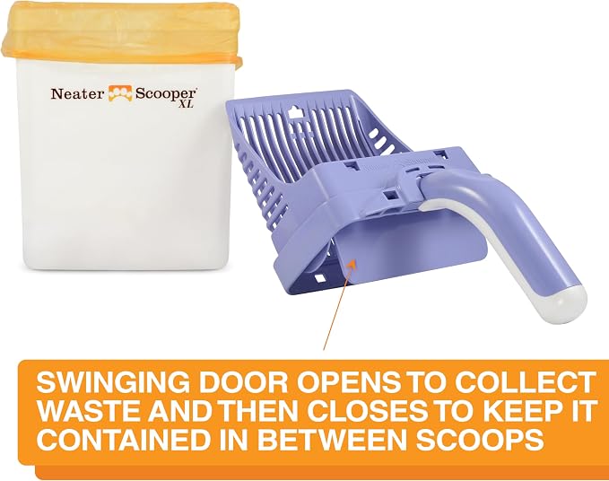 Neater Pet Brands Neater Scooper XL Cat Litter Scoop, 60 Refill Bags – - Image 3