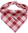 Lionet Paws Christmas Dog Bandana Washable Cotton Handkerchief Scarf Triangle by lionetpaws