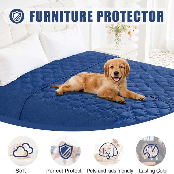 Smiry Waterproof Dog Bed Cover Blanket 30x53, Soft Reversible Pet Blanket - Image 8