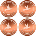 4Pcs Pure Copper Bird Bath Purification Disk, 0.6mm thick, All-Season Safe by CTTZCKJ