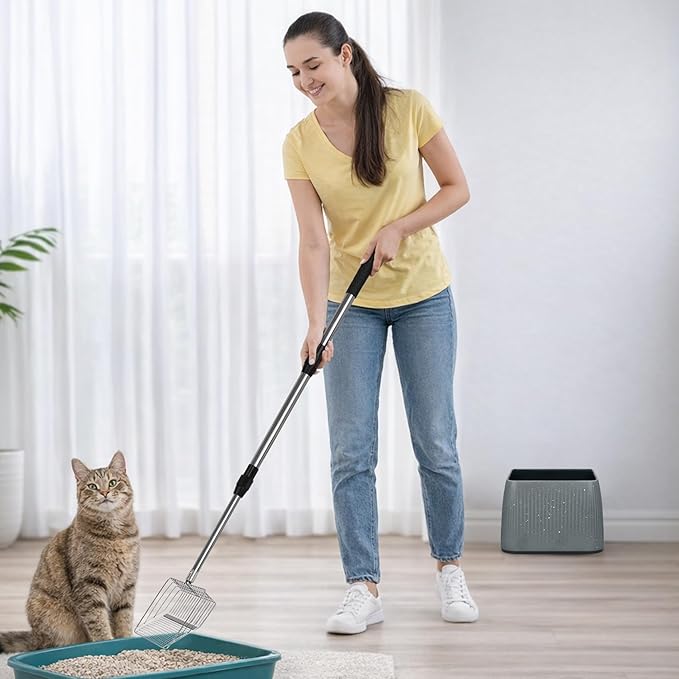 XBX Long Handle Cat Litter Scoop - Image 2