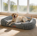 Dog Bed Large Size Dogs Washable Soft Furry Pet Bed, Calming Rectangle Large by Unknown