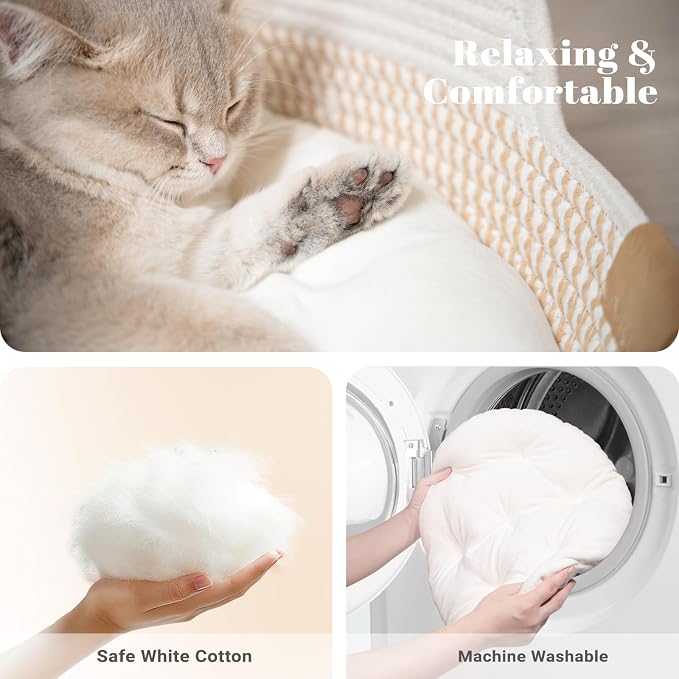 CHEERHOME PETS Cat Bed Basket - Image 3
