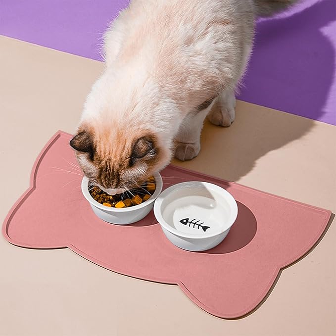 Cat Food Mat, Silicone Pet Feeding Mat - Image 2