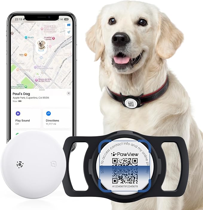 Smart Pet Tracker for Collar by PawView