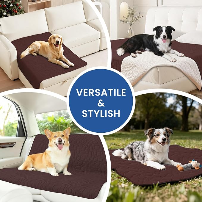 Waterproof Couch Covers for Pets, Waterproof Dog Bed Cover, Anti-Slip Soft Dog - Image 5