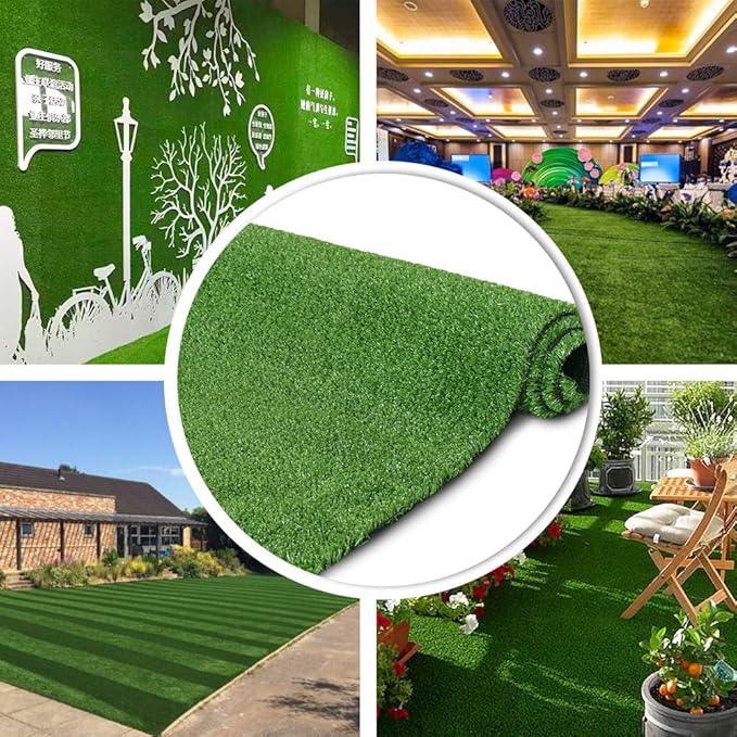 Synthetic Artificial Grass Turf 4FTX80FT, Indoor Outdoor Balcony Garden Pet Rug by %C2%B7Petgrow%C2%B7