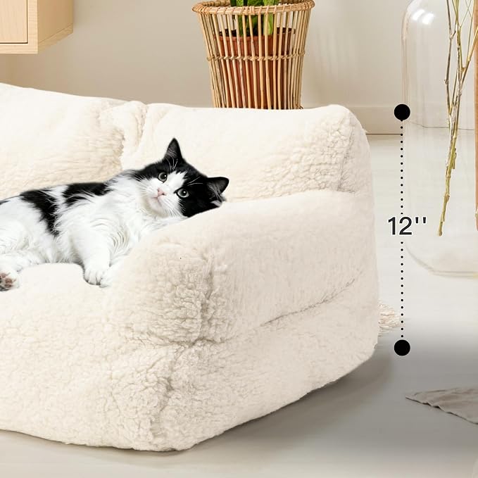 Large Cat Beds for Indoor Cats, Dog Couch Bed, Cute Cat Couch Sofas for Less - Image 6