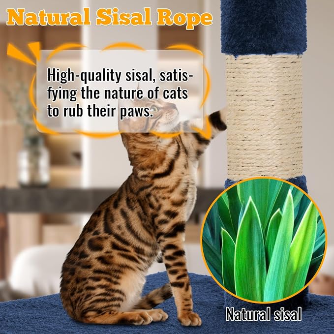 FDW 37.8 inch Cat Tree Cat Tower - Image 4
