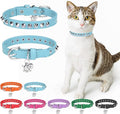 Leather Cat Collars for Boy Girl Cats by DILLYBUD