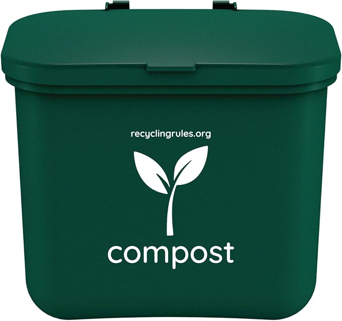 Small Green Compost Bin Container by RecyclingRules