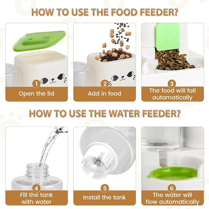 2-in-1 Gravity Pet Feeder & Water Dispenser - Image 6