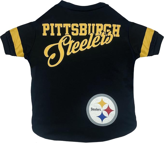Pets First NFL Pittsburgh Steelers T-Shirt by PETSFIRST