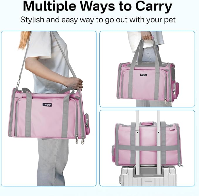 Expandable Cat Carrier, Airline Approved Soft Sided Pet Carrier - Image 7