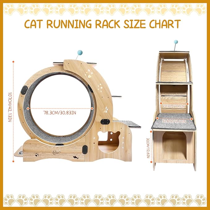 6-in-1 Cat Exercise Wheel - Image 2