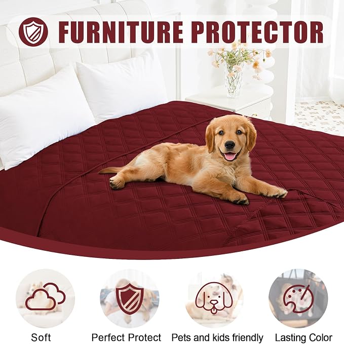 Smiry Waterproof Dog Bed Cover Blanket 40x80, Soft Reversible Pet Blanket - Image 8