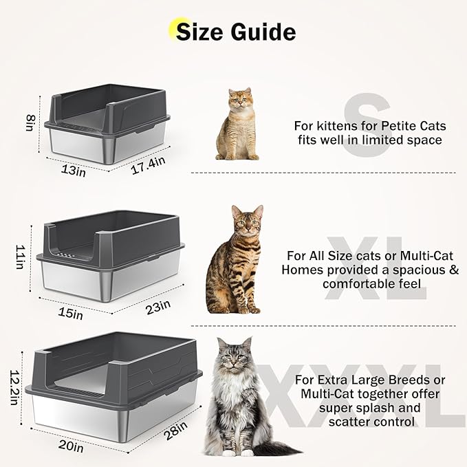 Stainless Steel Cat Litter Box - Image 4