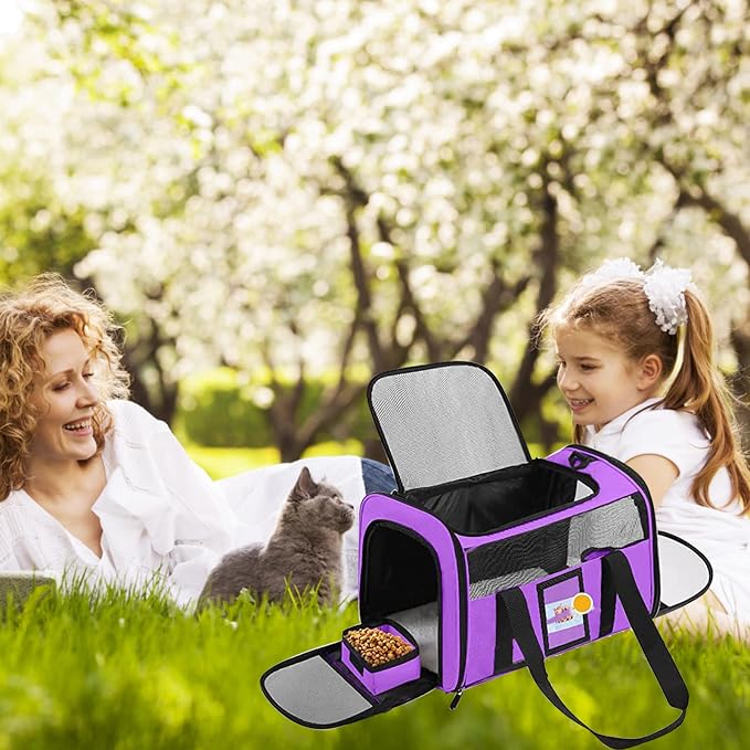 Large Cat Carrier Soft Sided Pet Carriers - Image 7