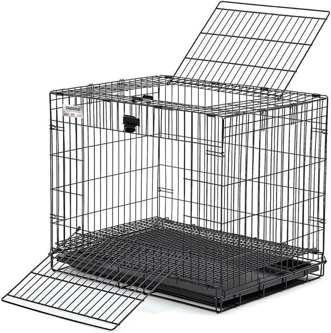 MidWest Homes for Pets Small Wabbitat Rabbit Cage, Grid Mesh Floor, Removable by MidWestHomesForPets