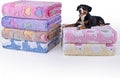 Dono 1 Pack 6 Dog Blankets, Soft Fluffy Fleece Pet Blanket Warm Sleep Mat Paw by Dono