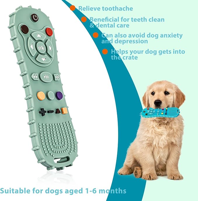 Natural Teething Rubber Chew Toy - Image 6