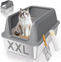 Stainless Steel Sifting Litter Box by Yoochee
